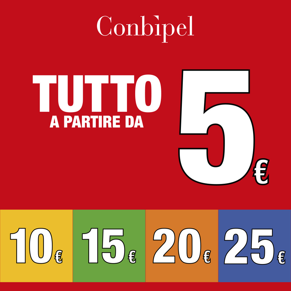 Tutto a partire da 5, 10, 15, 20, 25 Euro da Conbipel