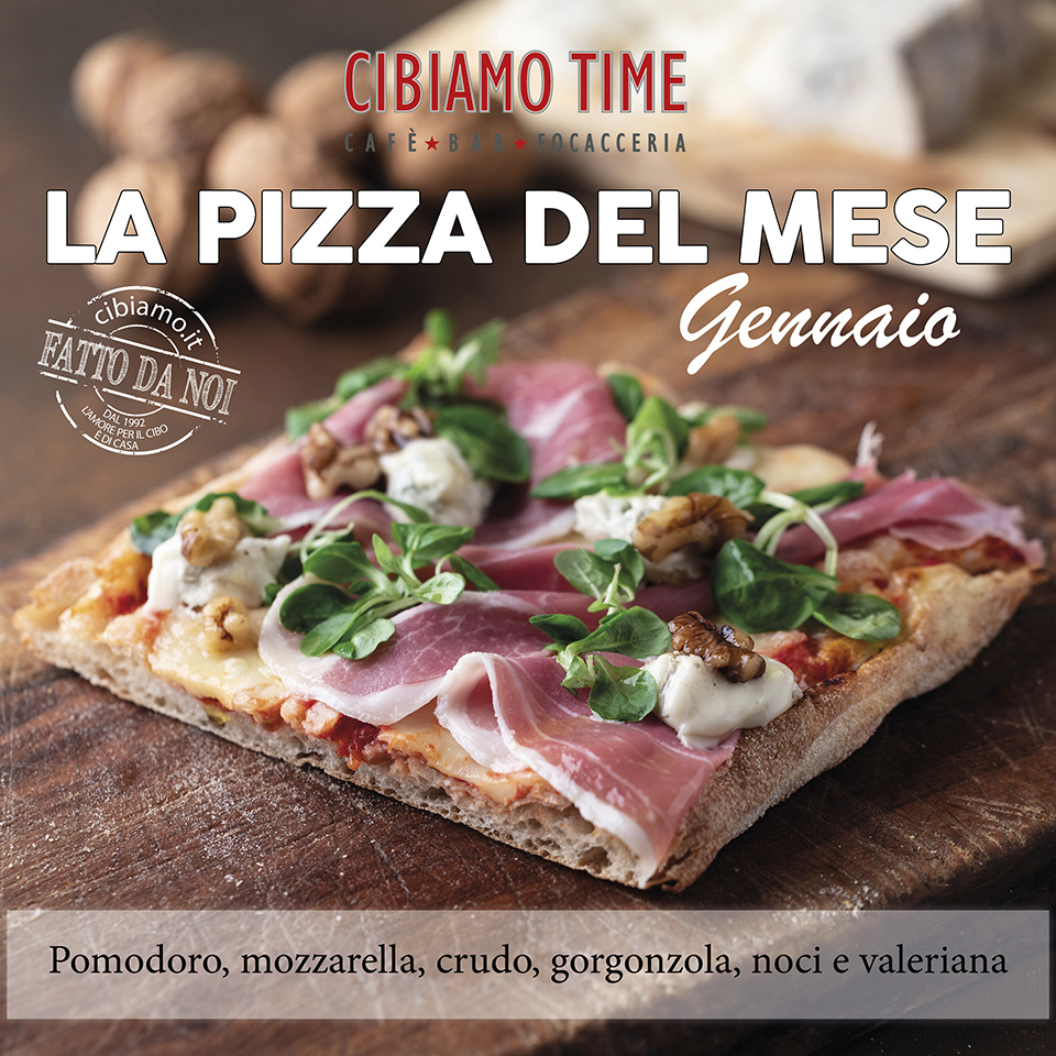 Cibiamo TIME - pizza del mese GENNAIO 2019