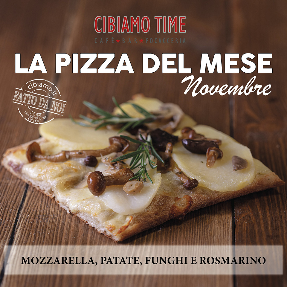 Cibiamo Time Pizza del mese NOVEMBRE 2019